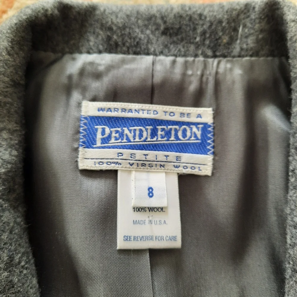Pendleton gray wool blazer - Picture 8 of 13
